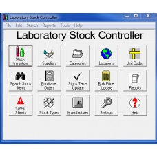 Laboratory Inventory Stock Controller for Windows XP-10